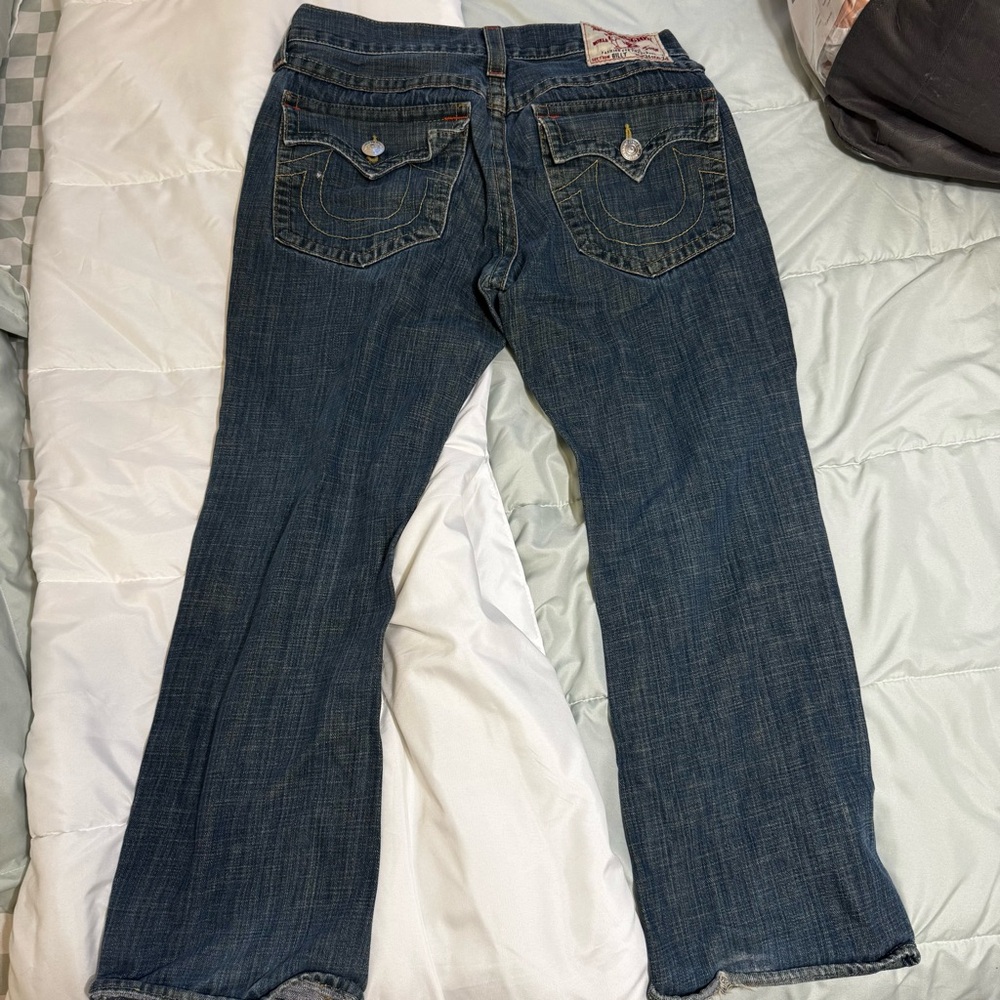 True Religion Dark Blue Bootcut Jeans